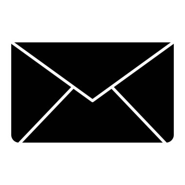 Zarf simgesi vektörü web ve mobil uygulama tasarımınız için beyaz arkaplanda izole edildi, posta logosu kavramı