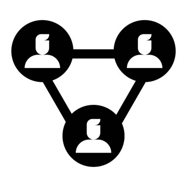 iş yönetimi simgesi vektör illüstrasyonu