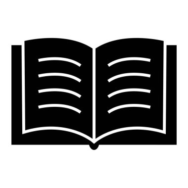 kitap simgesi vektör illüstrasyonu