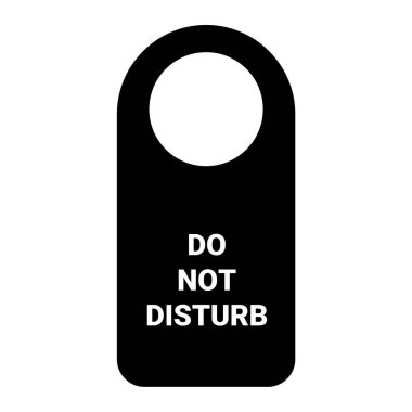 Otel kapısı tabelası. Anahtar sembolünün basit illüstrasyonu