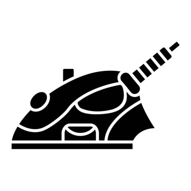 Demir vektör simgesi. Grafik ve web tasarımı için beyaz arkaplanda izole edilmiş resimler.