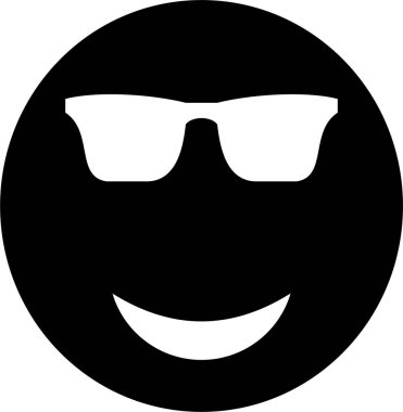 Yüz. Web simgesi basit illüstrasyon