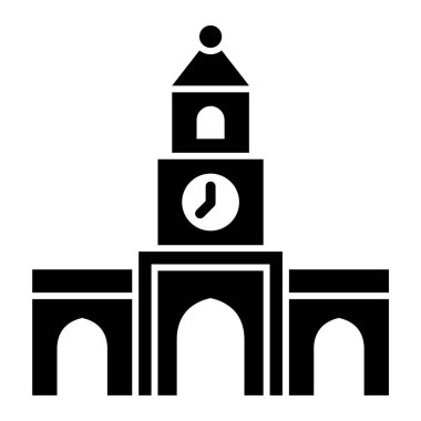 Bina. Web simgesi basit tasarım