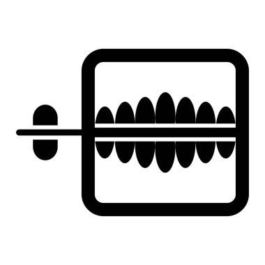 Yumurta simgesi vektör illüstrasyonu