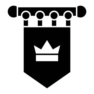 Web ve mobil uygulama tasarımınız için beyaz arkaplanda taç simgesi vektörü izole edildi, kral logosu konsepti