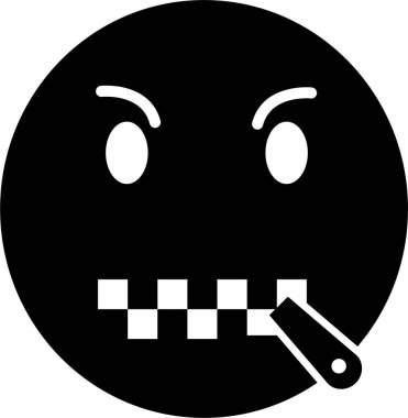 İfade. Web simgesi vektör illüstrasyonu