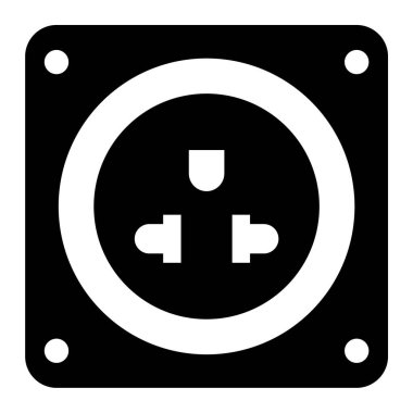 Bir müzik simgesinin vektör illüstrasyonu