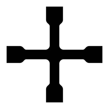 Mızrak. Web simgesi basit illüstrasyon