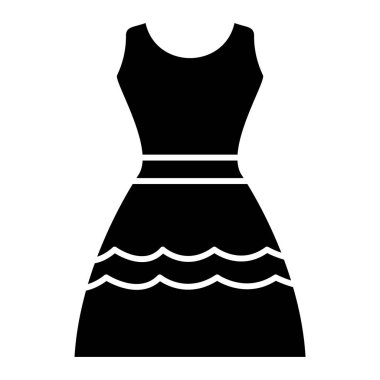 Elbise. Web simgesi basit illüstrasyon