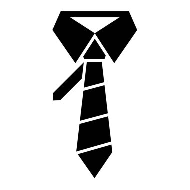 ağ ve mobil uygulama tasarımınız, kravat şeffaflığı konseptiniz için beyaz arkaplanda izole edilmiş ikon vektörü