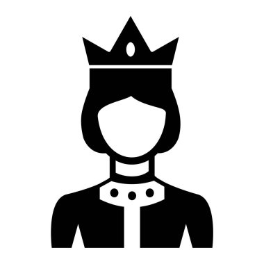 Moda Biçimli Avatar Simgesi İzole Arkaplan