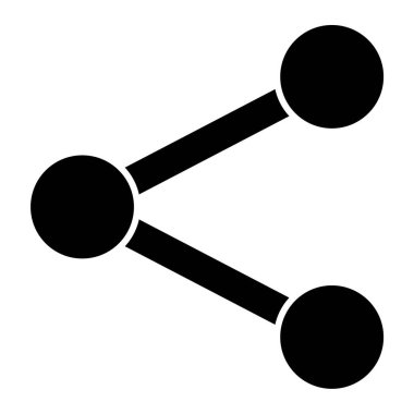 Paylaş. Web simgesi basit illüstrasyon