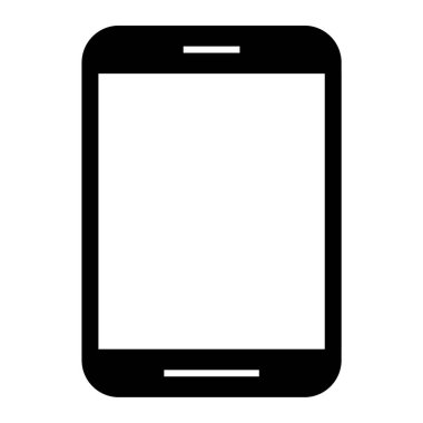 Akıllı telefonmuş. Web simgesi vektör illüstrasyonu