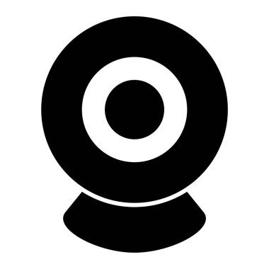 Web kamerası. Web simgesi basit illüstrasyon