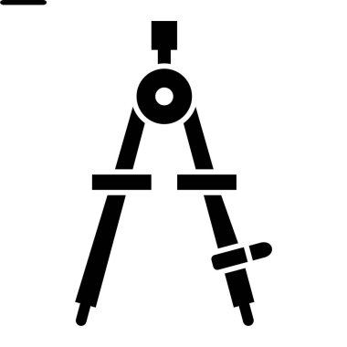 Pusula. Web simgesi basit illüstrasyon