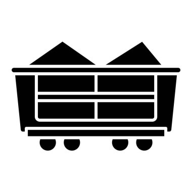 Alışveriş arabası ikon vektörü. özet siyah ve beyaz tasarım.