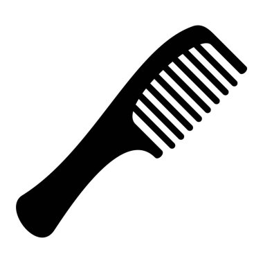 Tarak. Web simgesi basit tasarım