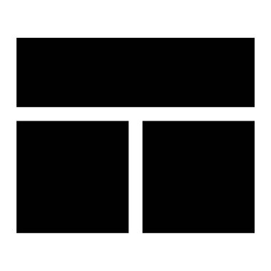 Ofis ve binanın basit web simgesi