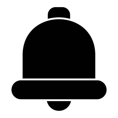 Zil. Web simgesi basit illüstrasyon