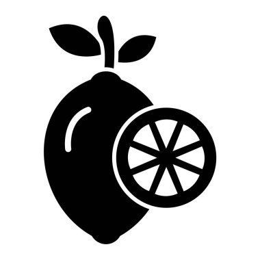 Bir meyve simgesinin vektör illüstrasyonu