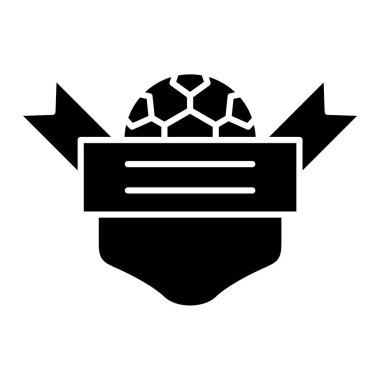 futbol ikonu vektör illüstrasyonu