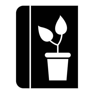 Bitki. Web simgesi basit tasarım