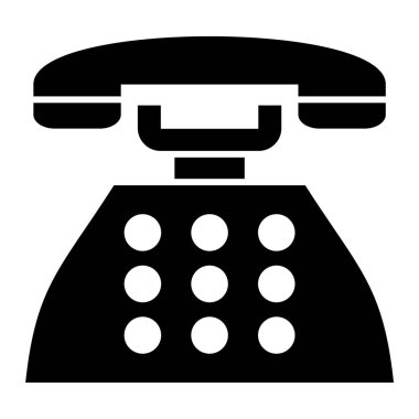 Eski telefon. Web simgesi