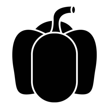 Taze sebze ikonu. Web tasarımı için sağlıklı besin vektör simgelerinin basit bir gösterimi