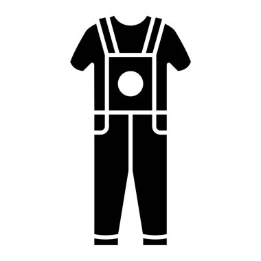 shirt simgesi vektör illüstrasyonu