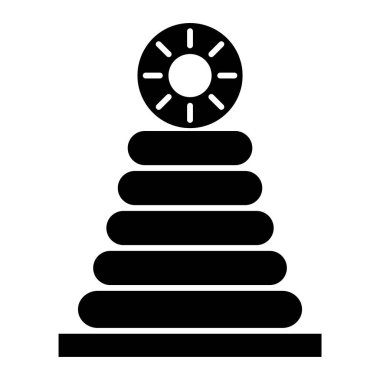 piramit simgesi vektör çizimi