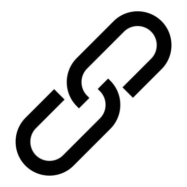 Bağlantı. Web simgesi basit illüstrasyon