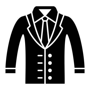 Takım elbise. Web simgesi basit illüstrasyon