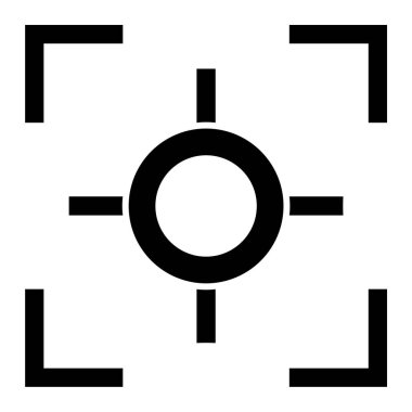 Hedef. Web simgesi basit tasarım