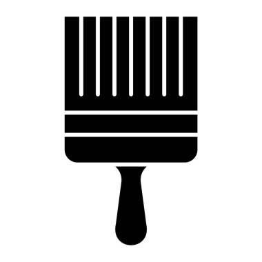 boya fırçası ikonu. vektör illüstrasyonu