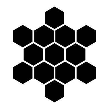 bal peteği ikonu vektör illüstrasyonu