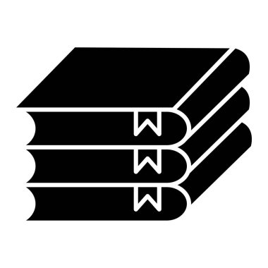 kitap simgesi vektör illüstrasyonu