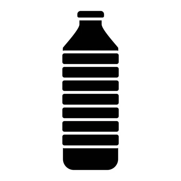 Vector Illustration Single Isolated Plastic Bottle Icon — Stock Vector
