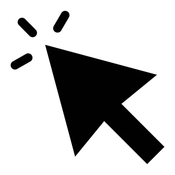 Cursor Web Symbol Einfache Illustration — Stockvektor