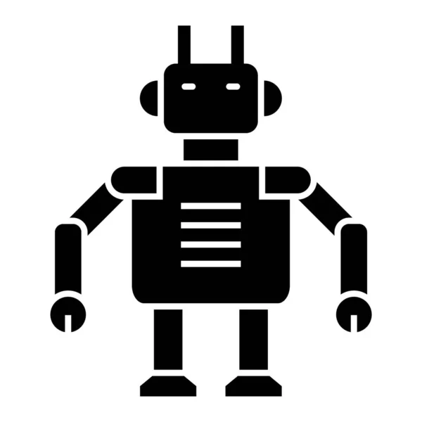 Robot Icône Web Illustration Simple — Image vectorielle