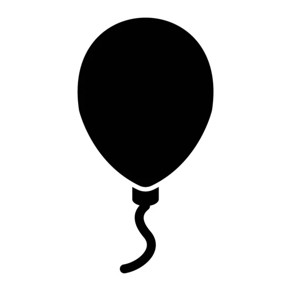 Ikona Balonu Prosta Ilustracja Symbolu Wektora Balonów Cienia — Wektor stockowy