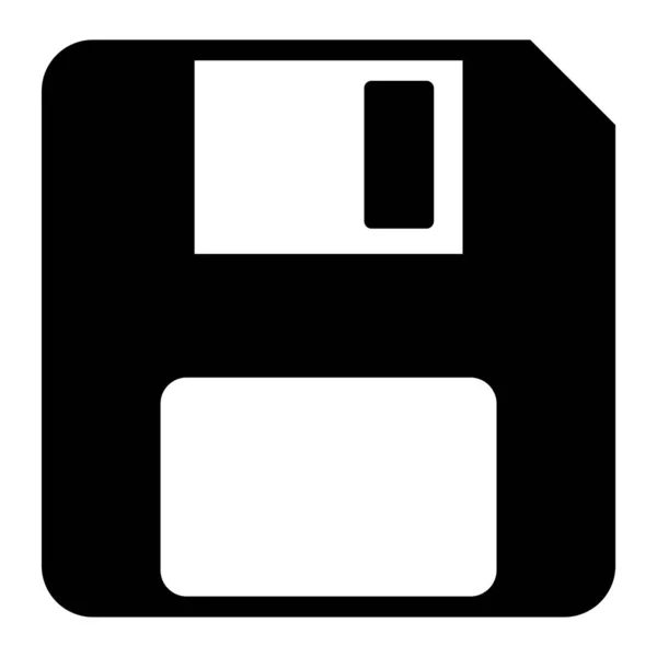 Floppy Disk Icoon Eenvoudige Illustratie Van Geheugenkaart Vector Pictogrammen Voor — Stockvector