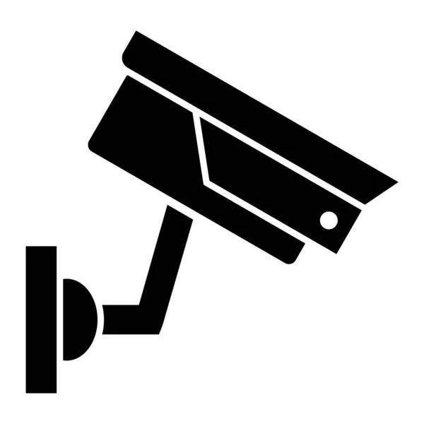 Ikona Kamery Cctv Prosta Ilustracja Ikon Wektorowych Nadzoru Wideo Sieci — Wektor stockowy