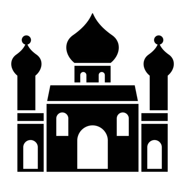 Moschee Web Symbol Einfache Illustration — Stockvektor