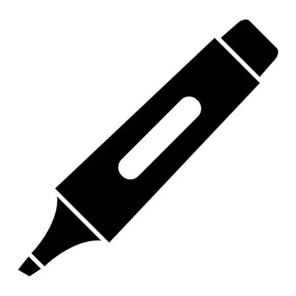 Στυλό Web Εικονίδιο Απλή Απεικόνιση — Διανυσματικό Αρχείο