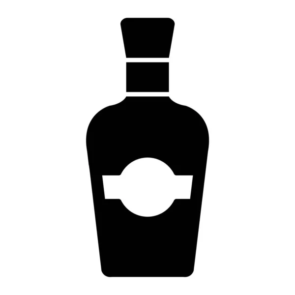 Weinflaschensymbol Einfache Illustration Von Alkoholgetränk Vektorsymbolen Für Webdesign Isoliert Auf — Stockvektor