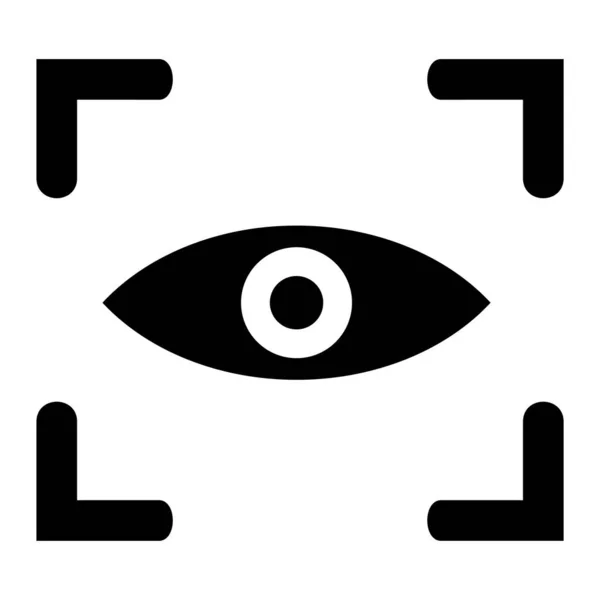 Auge Auge Web Symbol Einfache Illustration — Stockvektor