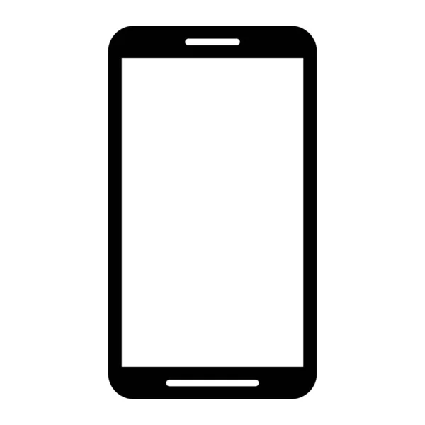 Smartphone Icona Web Semplice Illustrazione — Vettoriale Stock