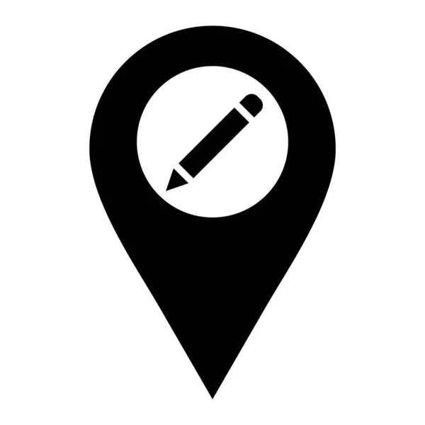 Pin Marker Symbol Vektorillustration — Stockvektor