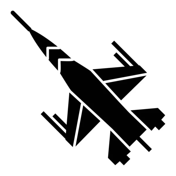 Icono Avión Vector Ilustración — Vector de stock