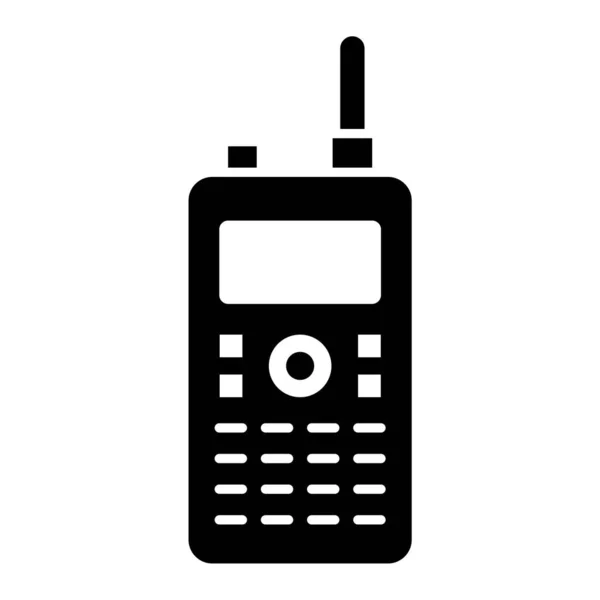 Mobile Phone Icon Simple Illustration Radio Walkie Talkie Vector Icons — ストックベクタ